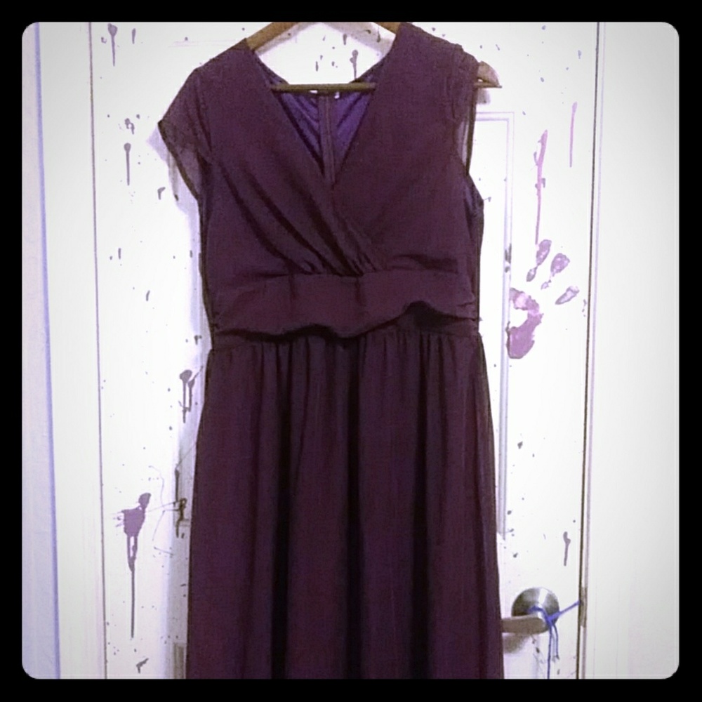 Burgandy Dress